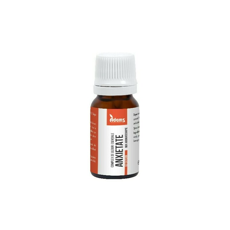 Complex de Uleiuri Esentiale - Anxietate, 10ml, Adams Supplements