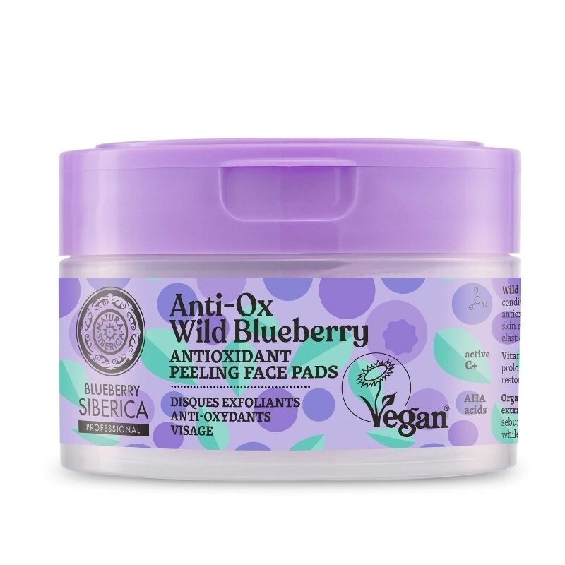 Comprese Ten Antioxidante Pentru Peeling, Cu Vitamina C Si Extract De Afin, Anti-ox Wild Blueberry