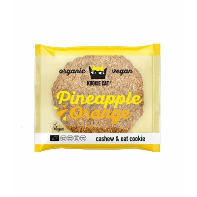 Cookie cu ananas si portocale fara gluten bio 50g PRET REDUS