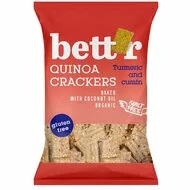 Crackers cu quinoa si turmeric fara gluten eco 100g Bettr