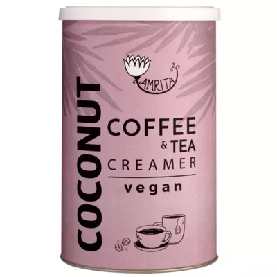 Creamer din cocos pentru cafea si ceai, vegan, 150g, Amrita