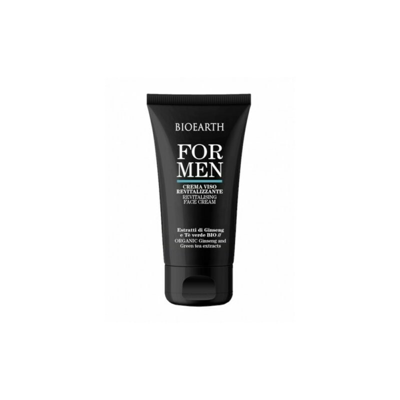 Crema de fata barbati cu ginseng si ceai verde 50ml, For Men Bioearth