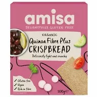 Crispbread (painici) cu quinoa Fibre Plus fara gluten bio 100g AMISA-picture
