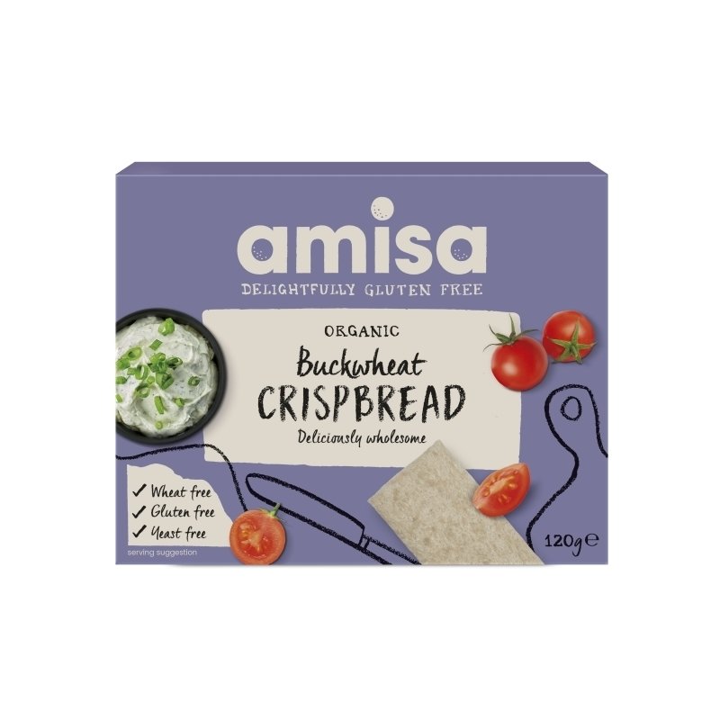 Crispbread (painici) din hrisca integrala fara gluten bio 120g