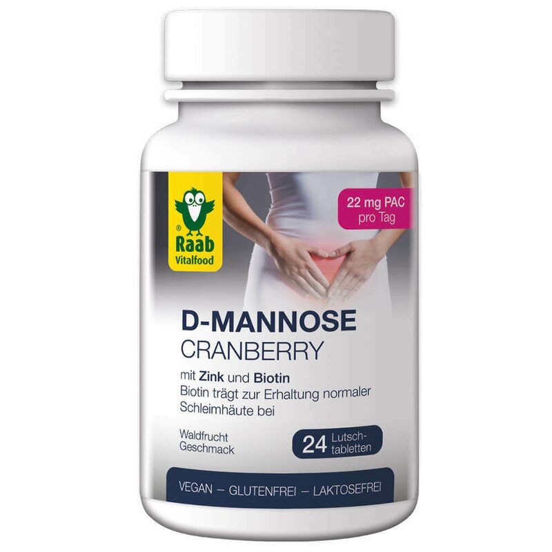 D-manoza si merisor 2200mg, 24 tablete vegane raab