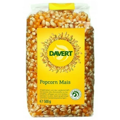 Porumb pentru popcorn bio 500G DAVERT PRET REDUS