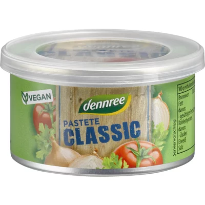 Pate vegan clasic bio 125g Dennree PRET REDUS