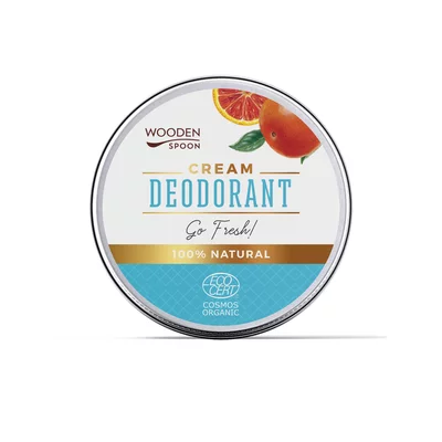 Deodorant crema Go Fresh, bio, 60ml, Wooden Spoon