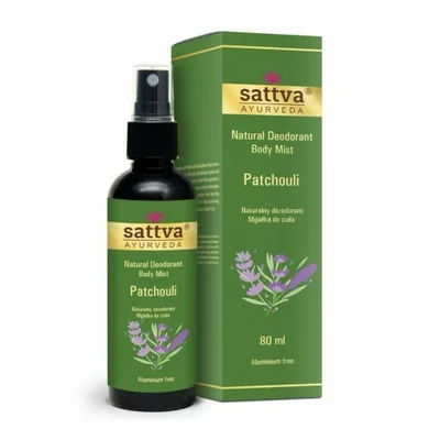 Deodorant fara aluminiu Patchouli 80ml, Sattva Ayurveda