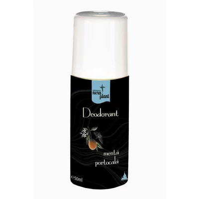 Deodorant natural cu menta si portocala, 50ml, Laboratoarele Nera Plant