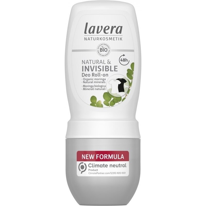 Deodorant roll-on BIO Natural si Invisible 48h - LAVERA