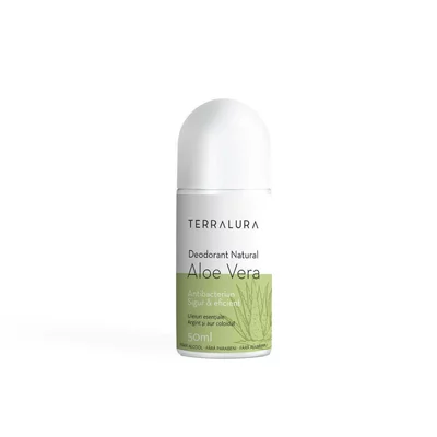 Deodorant Roll-on Natural Aloe Vera, 50ml, Terralura