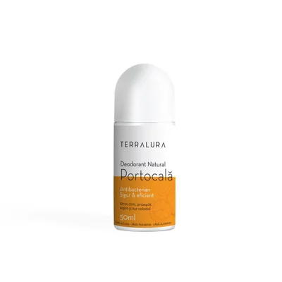 Deodorant Roll-on Natural Portocala, 50ml, Terralura