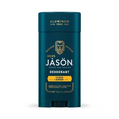 Deodorant solid cu citrice si ghimbir, pentru barbati, 71 g, Jason