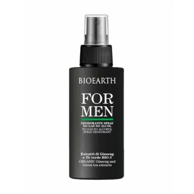 Deodorant spray fara alcool pentru barbati 100ml, For Men Bioearth