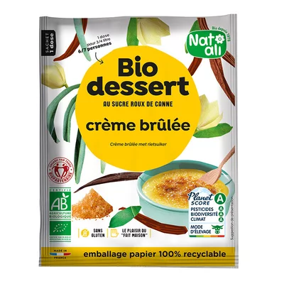 Desert creme brulee, bio, 80g, Nat-ali PRET REDUS