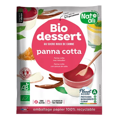 Desert panna cotta, bio, 45g, Nat-ali PRET REDUS