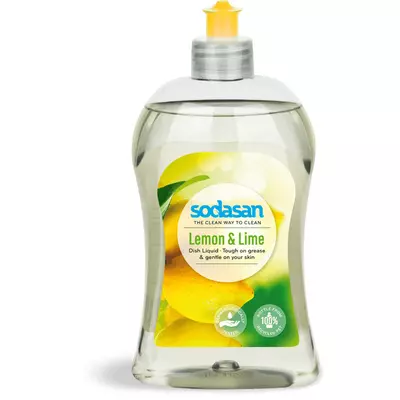 Detergent bio lichid pentru vase lamaie Sodasan 500 ml