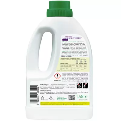 Detergent bio pentru rufe - lavanda - 1.48 litri, Planet Pure