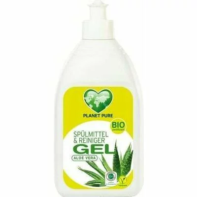 Detergent gel bio pentru vase cu aloe vera 500ml Planet Pure