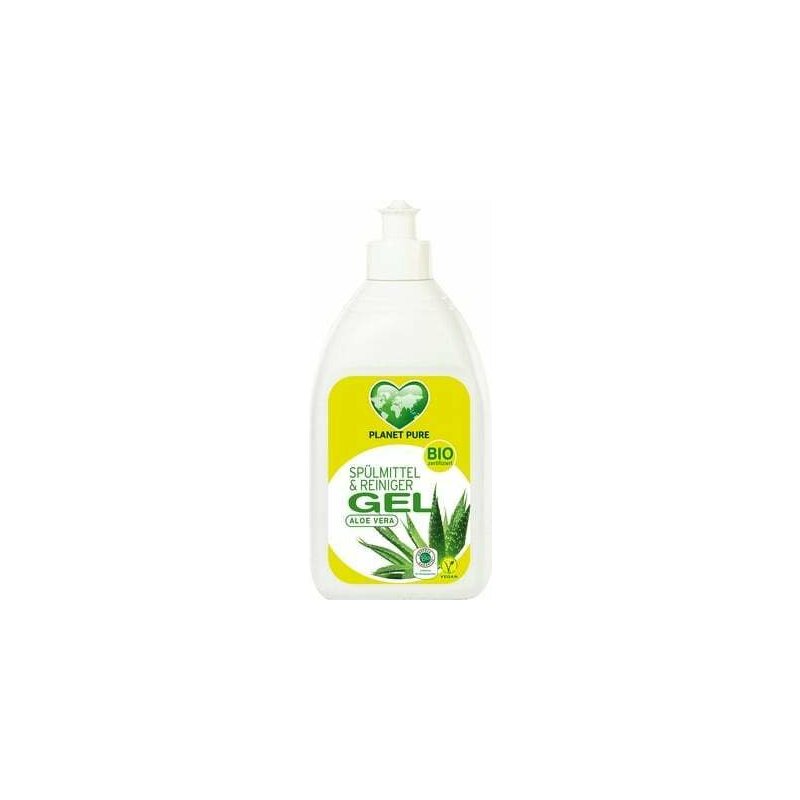Detergent gel bio pentru vase cu aloe vera 500ml Planet Pure