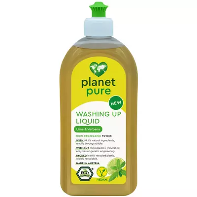 Detergent bio pentru vase - lime si verbena - 500ml Planet Pure