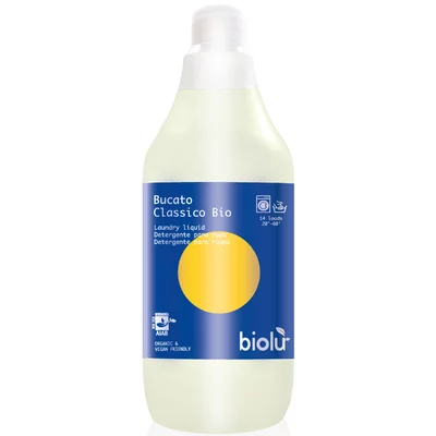 Detergent ecologic lichid pentru rufe albe si colorate, lamaie, 1L - Biolu