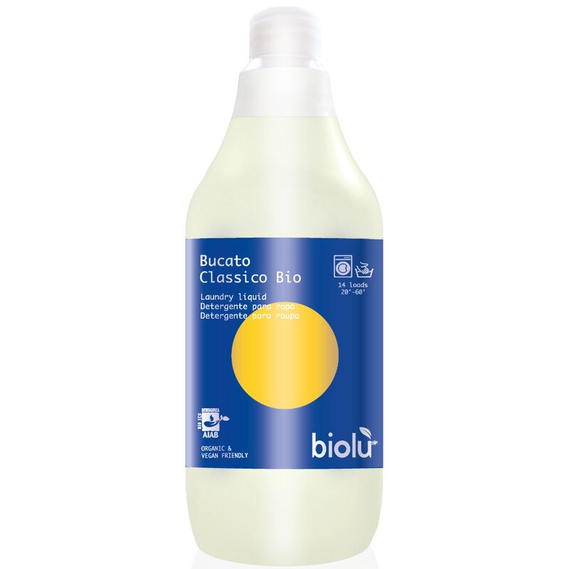 Detergent Ecologic Lichid Pentru Rufe Albe Si Colorate, Lamaie, 1l - Biolu
