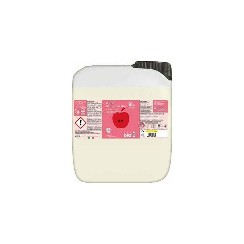 Detergent Ecologic Lichid Pentru Rufe Albe Si Colorate, Mere Rosii, 5l - Biolu
