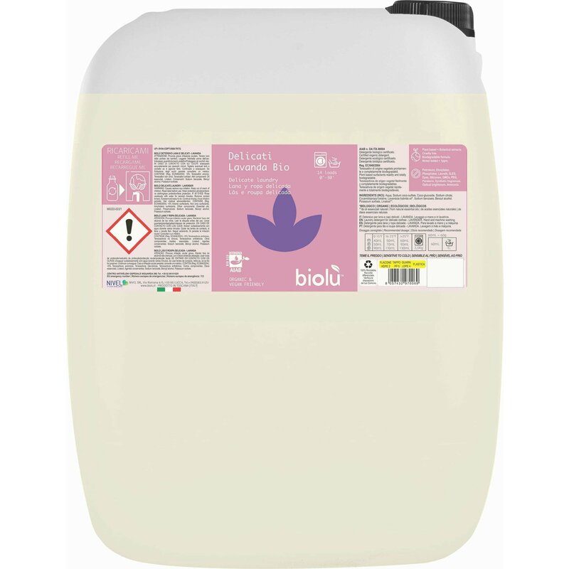 Detergent Ecologic Lichid Pentru Rufe Delicate, 20 L - Biolu
