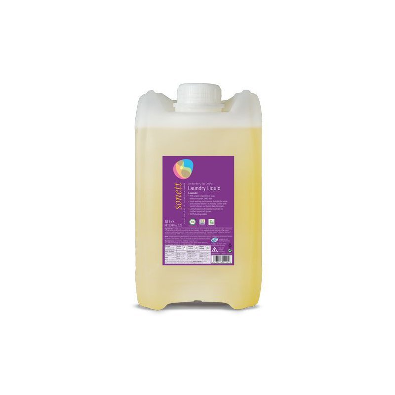 Detergent Lichid Pentru Rufe Albe Si Colorate Cu Lavanda, Ecologic, 10l, Sonett