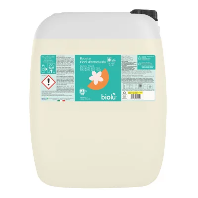 Detergent ecologic lichid vrac pentru rufe albe si colorate, portocale, 20L -Biolu