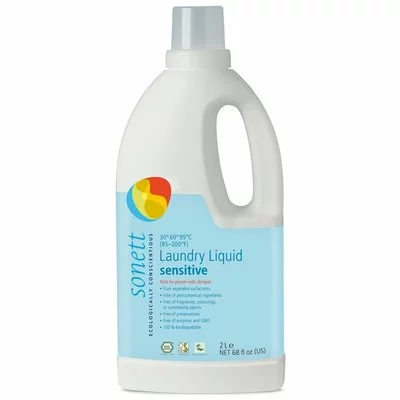 Detergent rufe albe si colorate, ecologic, SENSITIVE, 2L, Sonett