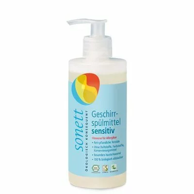 Detergent ecologic pt. spalat vase SENSITIVE, Sonett 300ml