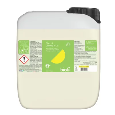 Detergent ecologic vrac pentru spalat vase cu lamaie, 5L - Biolu