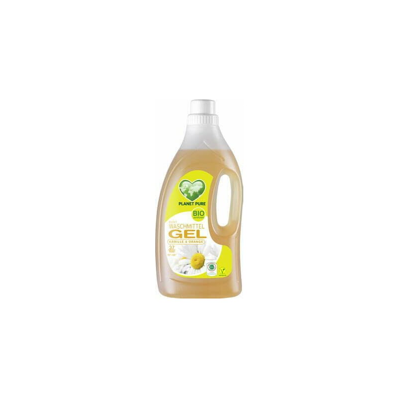 Detergent GEL bio de rufe colorate musetel - portocale - 1.5L Planet Pure