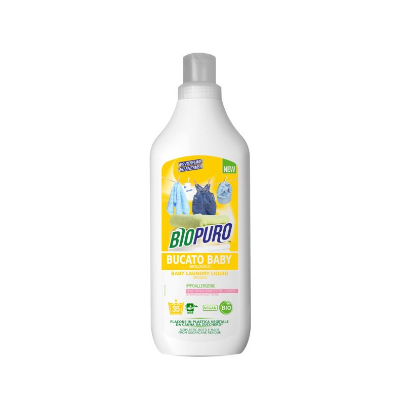 Detergent Hipoalergen Pentru Hainutele Copiilor, Bio, 1l - Biopuro