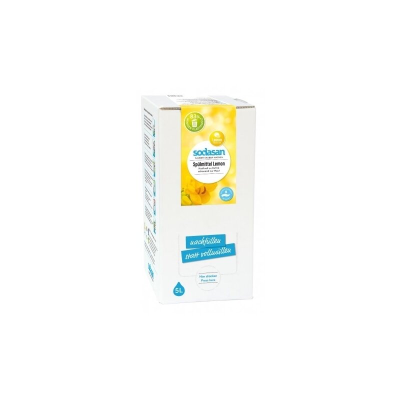 Detergent vase lichid bio lamaie 5 l sodasan