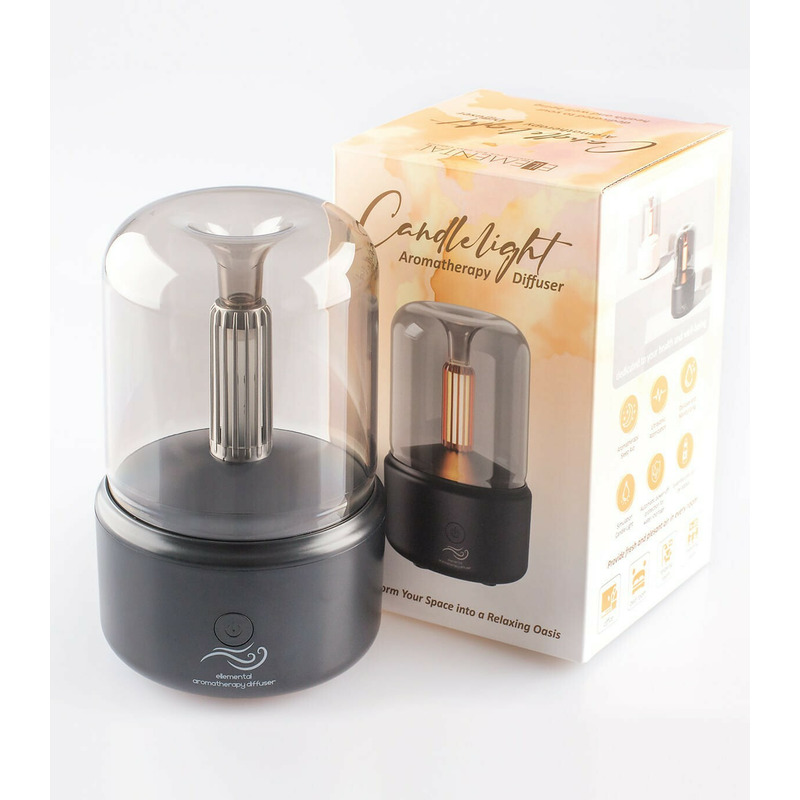 Difuzor de arome, candlelight black, ellemental