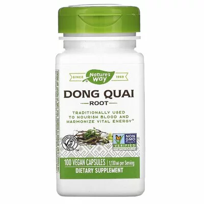 Dong Quai 565mg, 100cps, Nature's Way