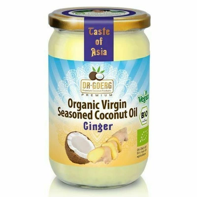 Ulei de cocos condimentat cu ghimbir bio, 190ml Dr. Goerg PRET REDUS