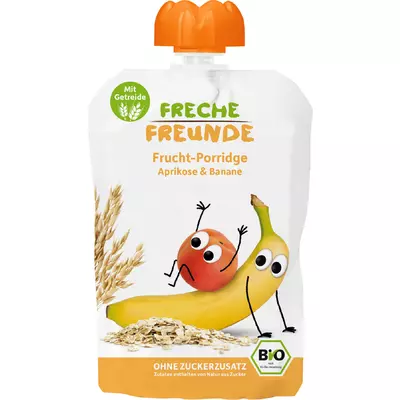 Porridge de ovaz cu caise si banane bio 100g Erdbar PRET REDUS