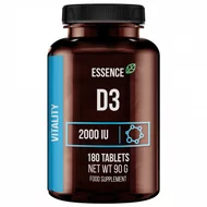 Vitamina D3 2000 UI, 180 tablete, Essence PROMO