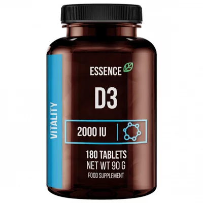 Vitamina D3 2000 UI, 180 tablete, Essence PRET REDUS