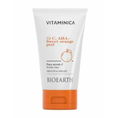 Exfoliant fata cu vitamina C si AHA 150ml, Vitaminica Bioearth