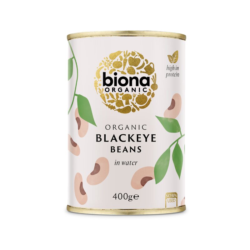 Fasole alba blackeye bio 400g Biona