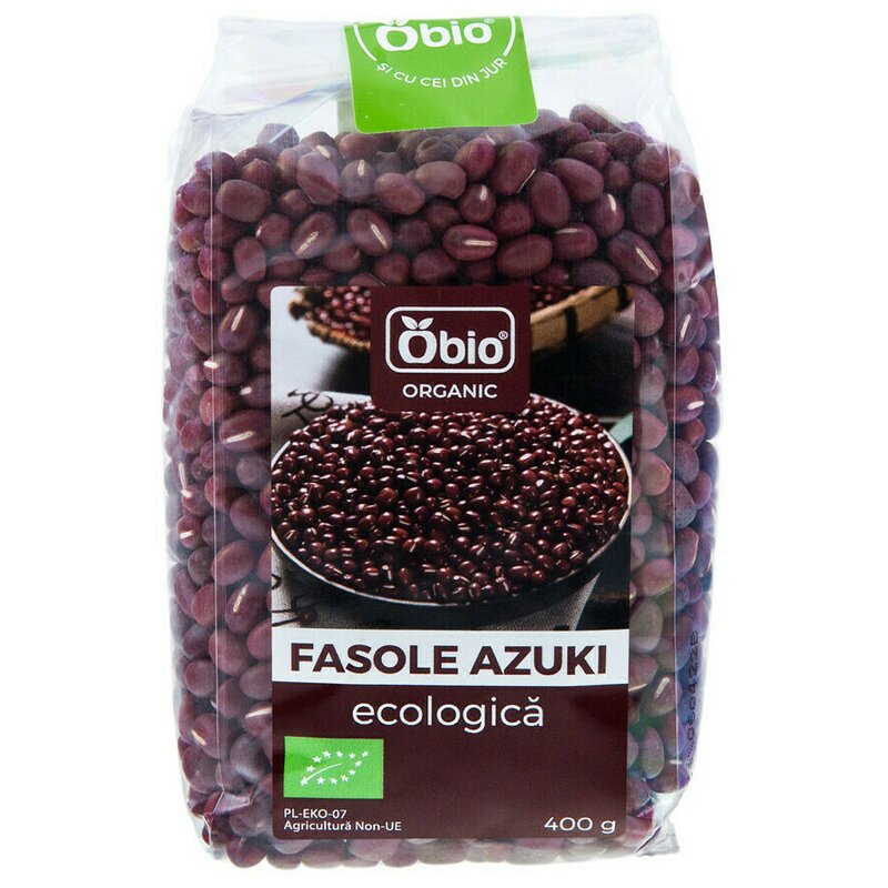 Fasole Azuki Bio 400g Obio