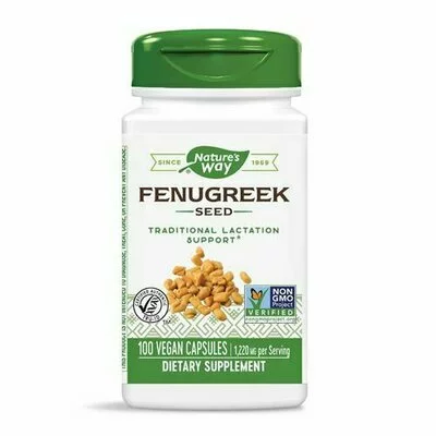 Fenugreek (Schinduf) 610mg, 100cps, Nature's Way