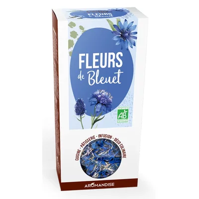 Flori de albastrele - uz culinar bio 15g Aromandise