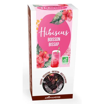 Flori de hibiscus - uz culinar bio 80g Aromandise